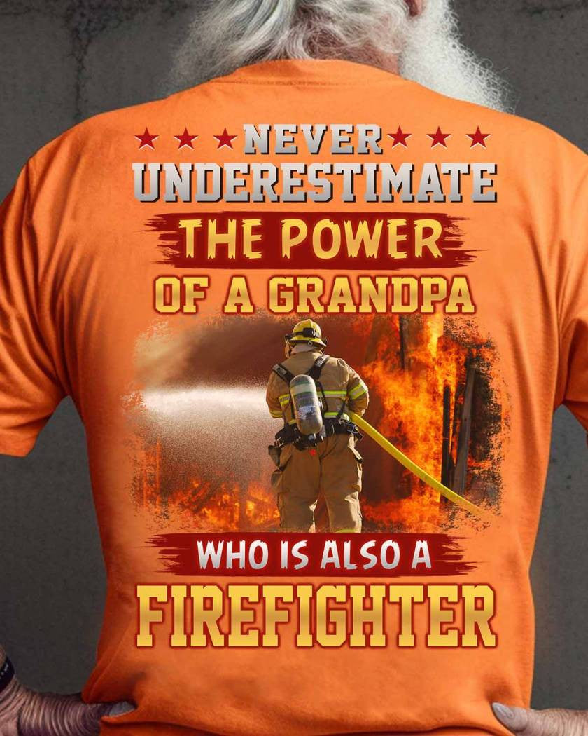 Awesome Firefighter-T-shirt - grunx260804-0157
