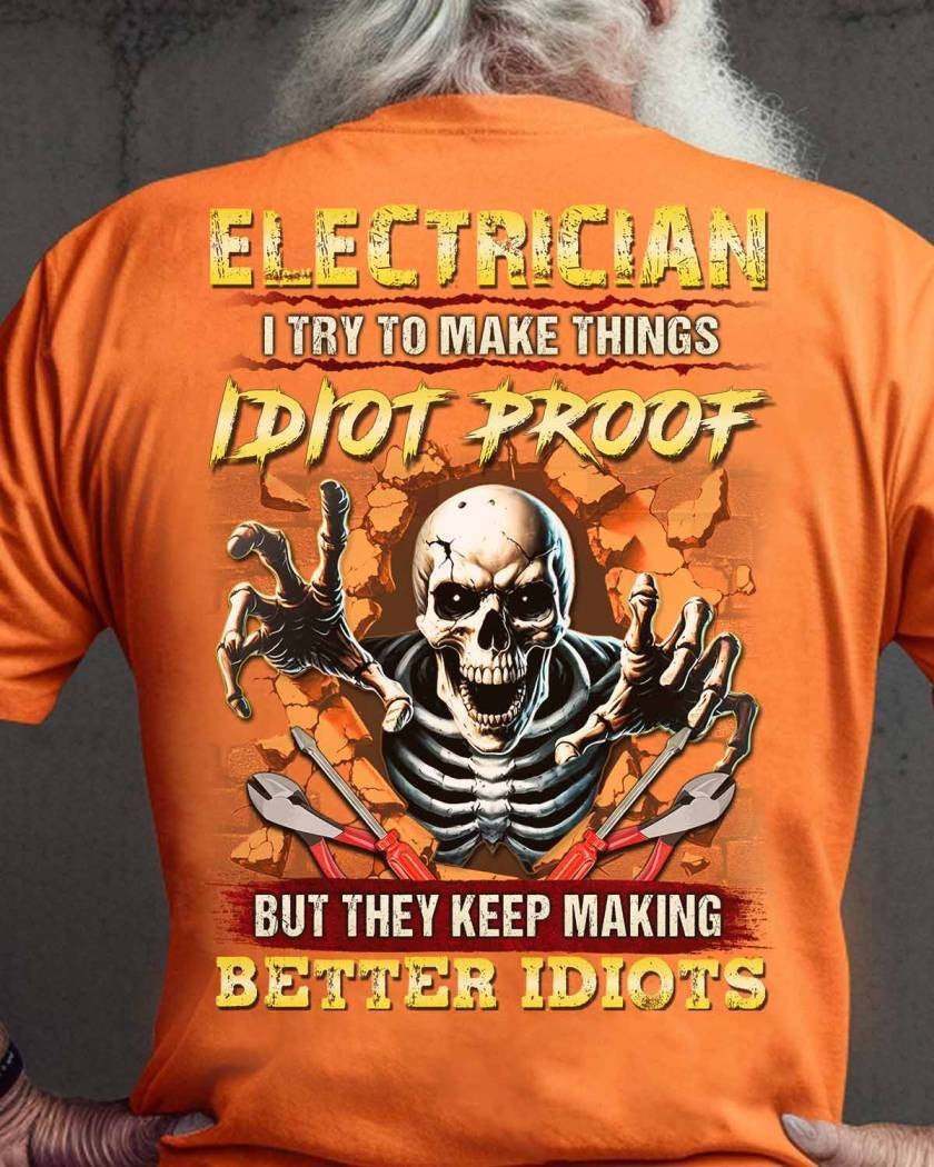 Awesome Electrician-T-shirt - grunx260804-0086