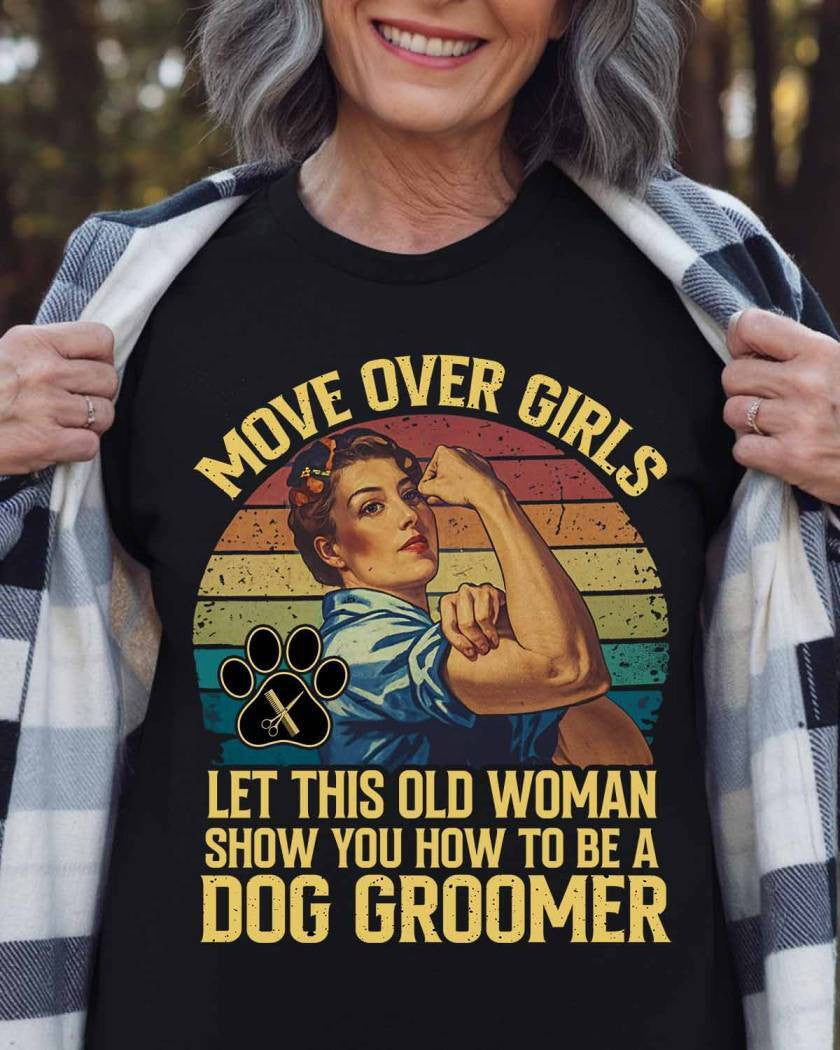 Awesome Dog Groomer-T-shirt - grunx260804-0031