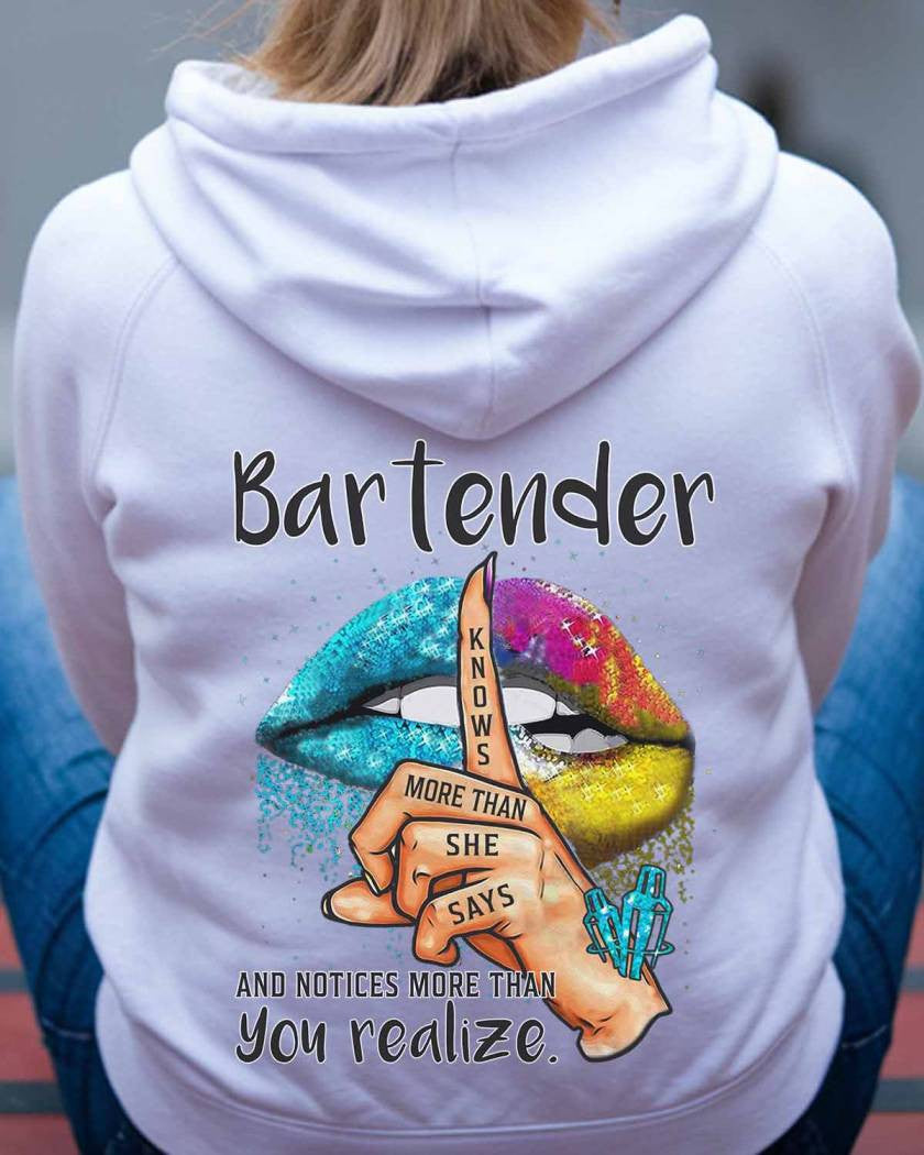 Awesome Bartender -Hoodie - grunx260804-0252