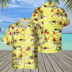Awesome Firefighter- AOP Pocket Hawaiian Shirt - grunx260804-0125