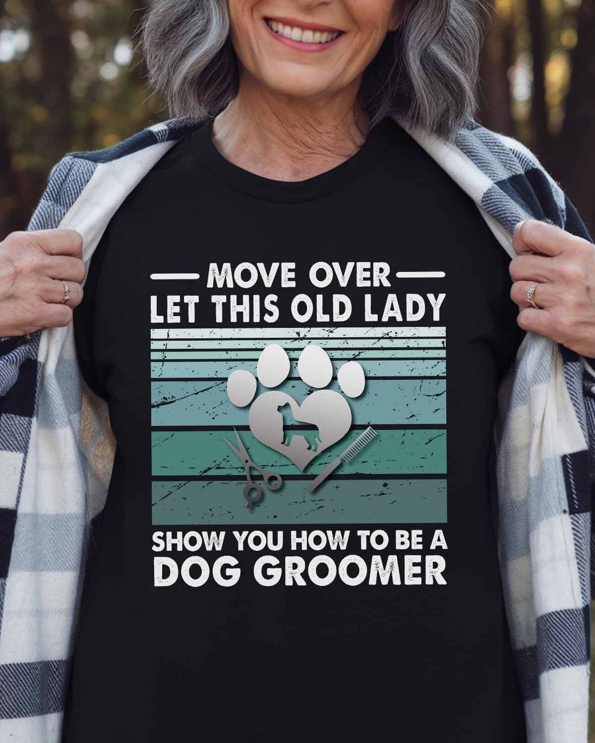 Awesome Dog Groomer-T-Shirt - grunx260804-0035