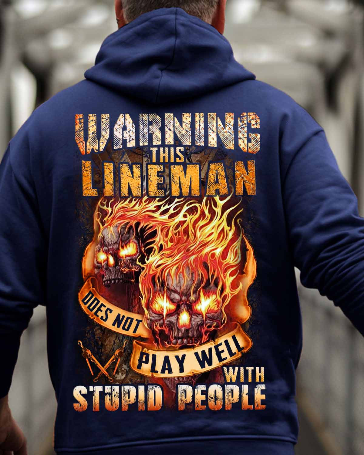 Awesome Lineman-Hoodie - grunx260804-0342