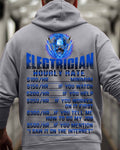 Awesome Electrician Hourly Rate-Hoodie - grunx260804-0061