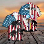 Awesome HVAC Tech- AOP Pocket Hawaiian Shirt - grunx260804-0214