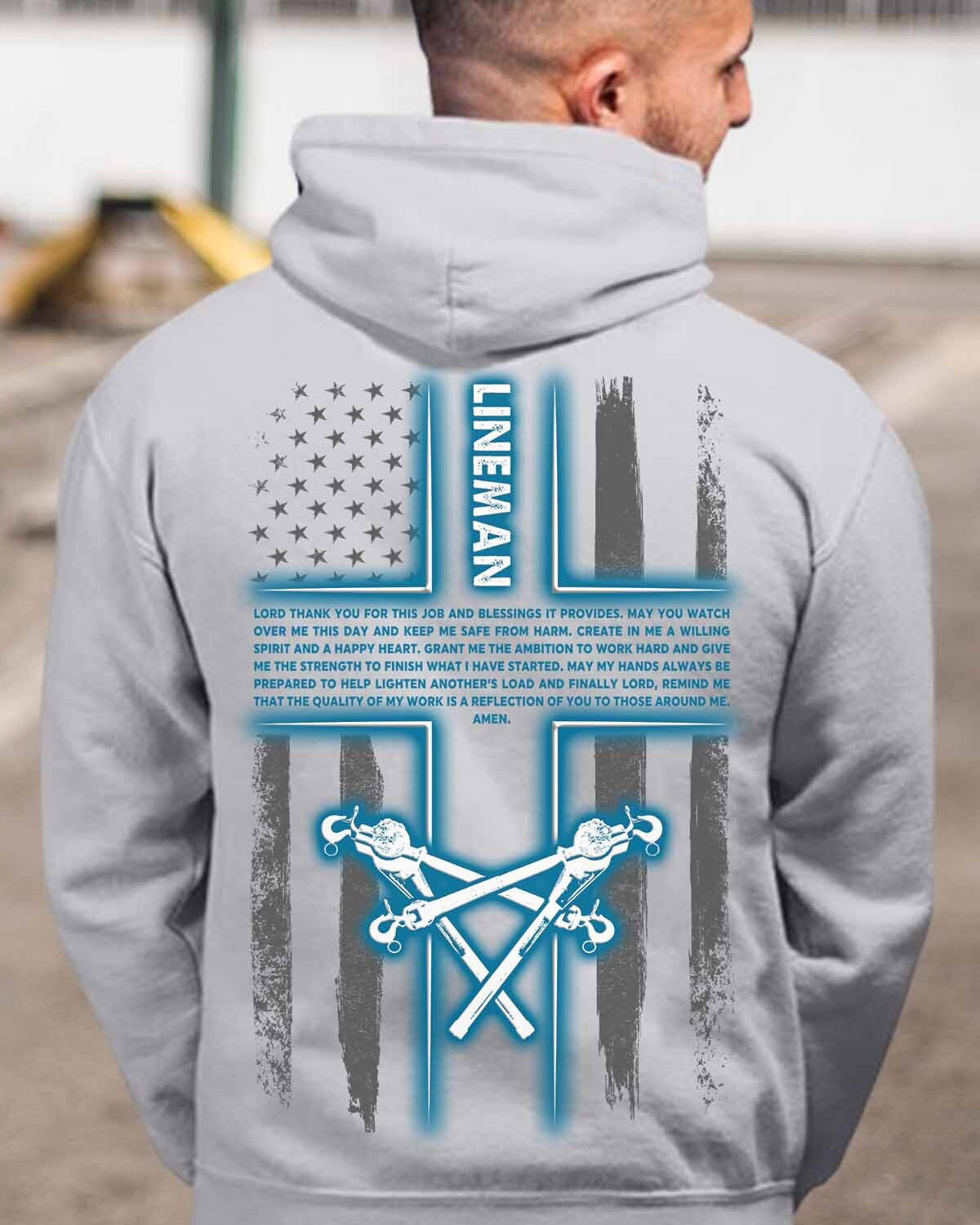 Awesome Lineman-Hoodie - grunx260804-0343