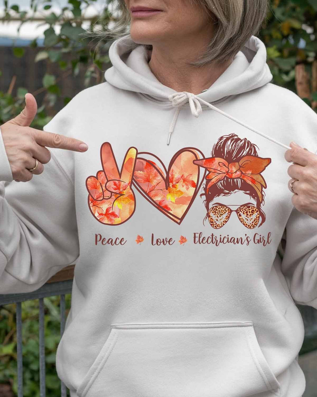 Awesome Electrician's Girl-Hoodie - grunx260804-0064