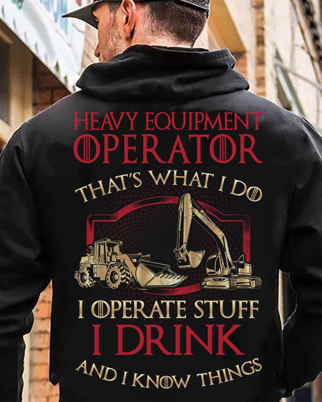 Awesome Heavy Equipment Operator-Hoodie - grunx260804-0181