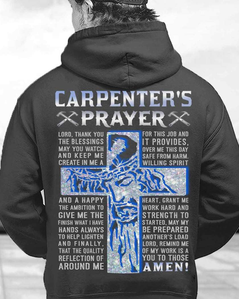 Carpenter's Prayer -Hoodie-#M221124PRAY7BCARPZ2
