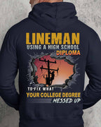Awesome Lineman-Hoodie - grunx260804-0341