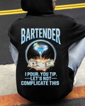 Awesome Bartender -Hoodie - grunx260804-0243