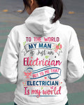 Awesome Electrician's Lady -Hoodie - grunx260804-0065