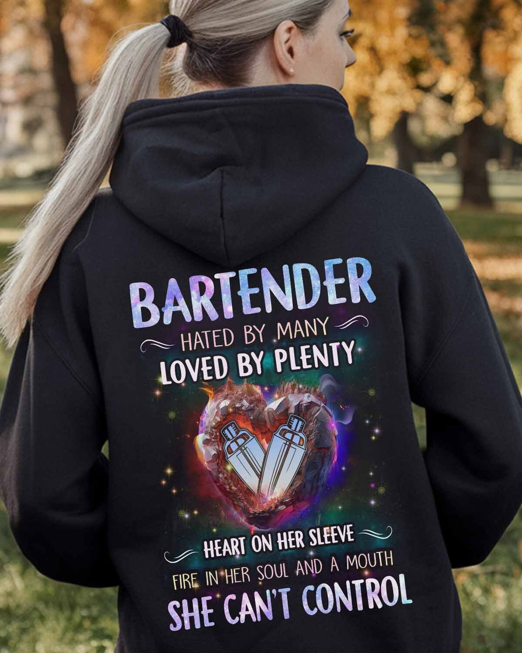 Awesome Bartender -Hoodie - grunx260804-0245