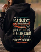 Awesome Electrician's lady-Hoodie - grunx260804-0066