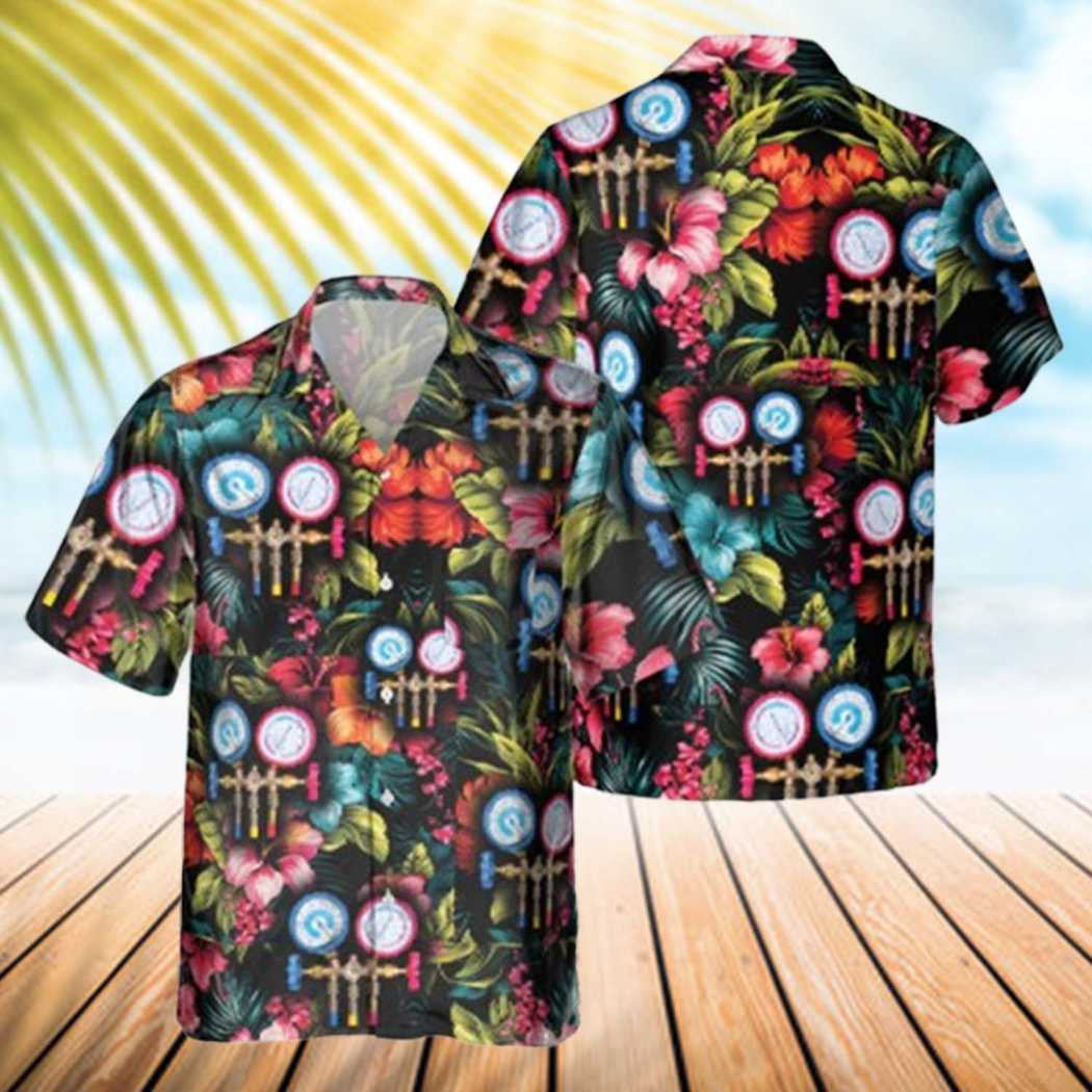 Awesome HVAC Tech- AOP Pocket Hawaiian Shirt - grunx260804-0217