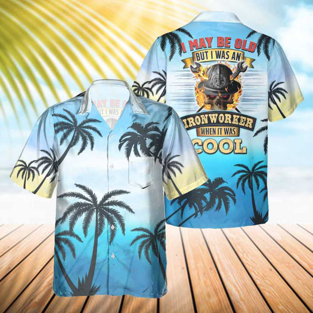 Awesome Ironworker- AOP Pocket Hawaiian Shirt - grunx260804-0282