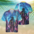 Awesome Firefighter- AOP Pocket Hawaiian Shirt - grunx260804-0120