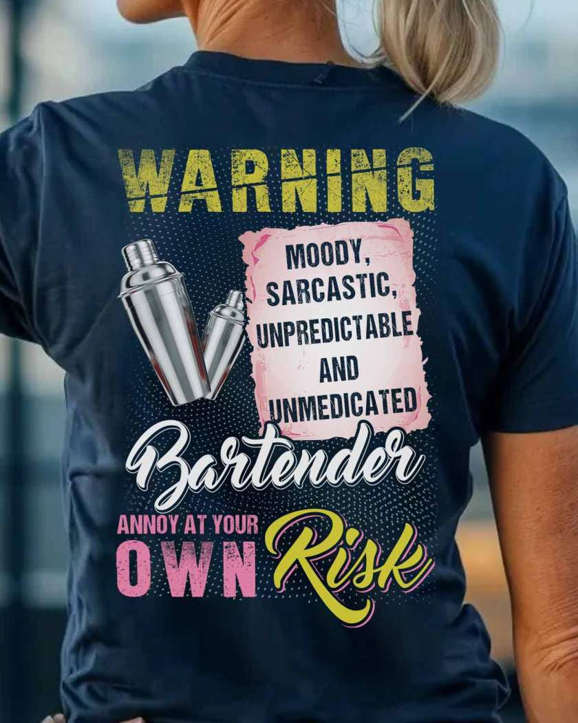 Awesome Bartender-T-shirt-#M040325UNPRE3BBARTZ6
