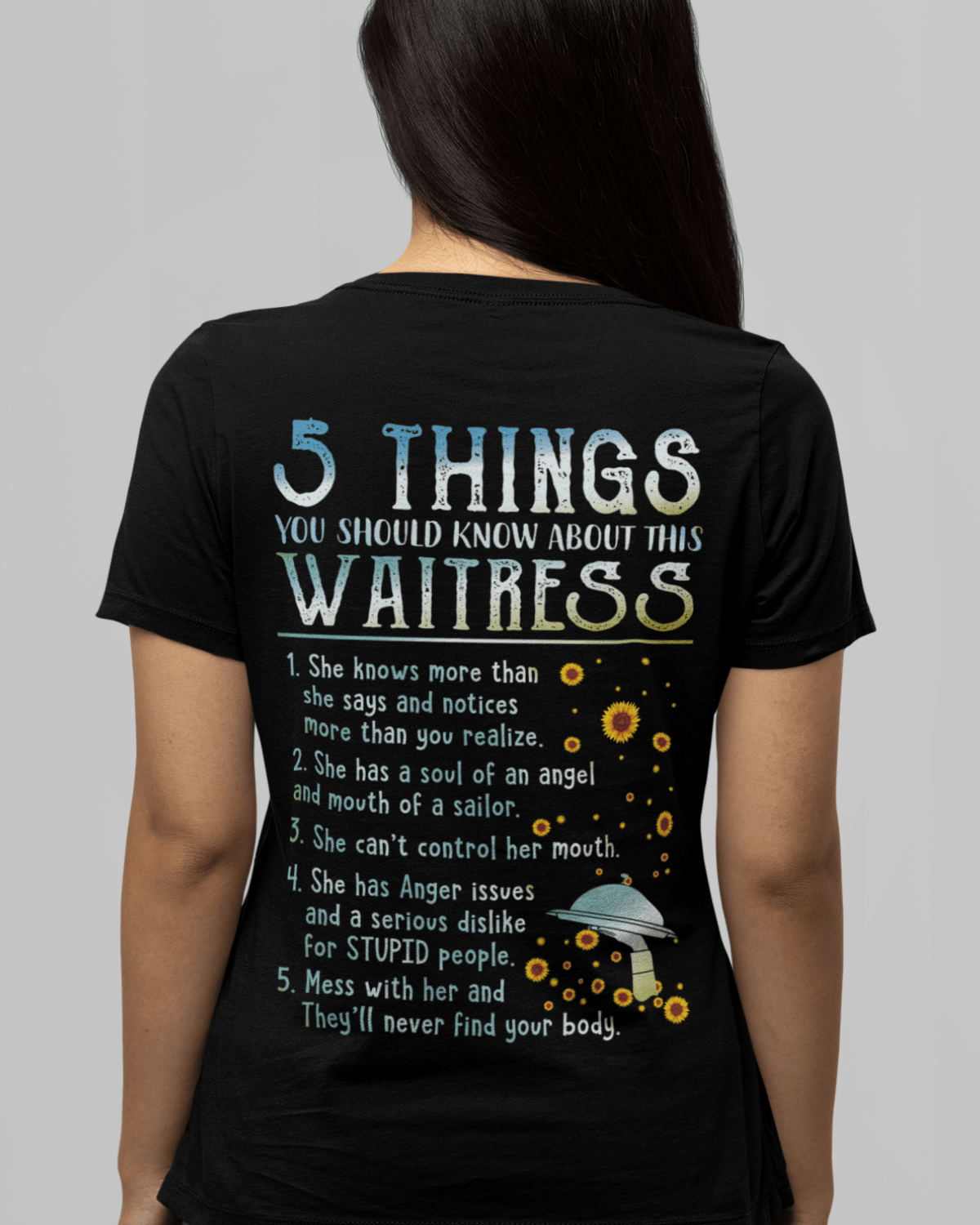 5 Things About This Waitress Apparel - Funny Warning Quote T-Shirt, Hoodie & More - grunx260804-0016