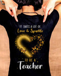 Love And Sparkle - Glitter Heart Teacher Quote T-Shirt, Hoodie & More - grunx260804-0170