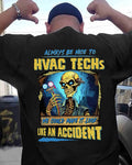 Always Be Nice HVAC Tech Apparel - Funny Skeleton T-Shirt Hoodie & More - grunx260804-0098