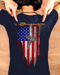 American Flag Caduceus Nurse Apparel - Patriotic T-Shirt Hoodie & More - grunx260804-0142