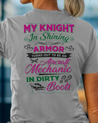 Knight In Dirty Boots - Aircraft Mechanic Love Quote T-Shirt, Hoodie & More - grunx260804-0200