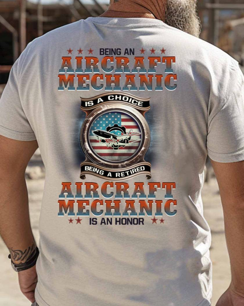 Skilled Honor - Aircraft Mechanic Pride T-Shirt, Hoodie & More - grunx260804-0188
