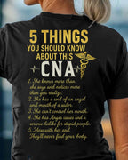 5 Things You Should Know About This CNA - Funny Quote T-Shirt, Hoodie & More - grunx260804-0039