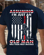 Assuming I'm Just An Old Man - Firefighter Pride T-Shirt, Hoodie & More - grunx260804-0217