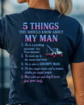5 Things You Should Know - Tow Truck Operator Quote T-Shirt Hoodie & More - grunx260804-0049