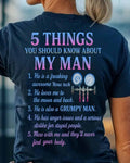 5 Things You Should Know About My Man - HVAC Tech Funny T-Shirt Hoodie & More - grunx260804-0030