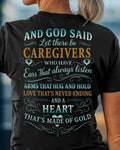 And God Said Caregivers Heart Made of Gold T-Shirt, Hoodie & More - grunx260804-0161