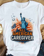 All American Caregiver - USA Pride T-Shirt, Hoodie & More - grunx260804-0087