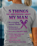 5 Things About My Plumber Man Apparel - Funny Relationship T-Shirt, Hoodie & More - grunx260804-0013