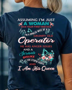 Assuming I'm Just A Woman - Operator Wife Pride T-Shirt, Hoodie & More - grunx260804-0215