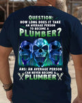 An Average Person Can't Be A Plumber - Skull Design T-Shirt, Hoodie & More - grunx260804-0159