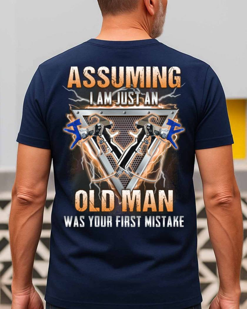 Assuming I'm Just An Old Man - Painter Tool Pride T-Shirt, Hoodie & More - grunx260804-0223