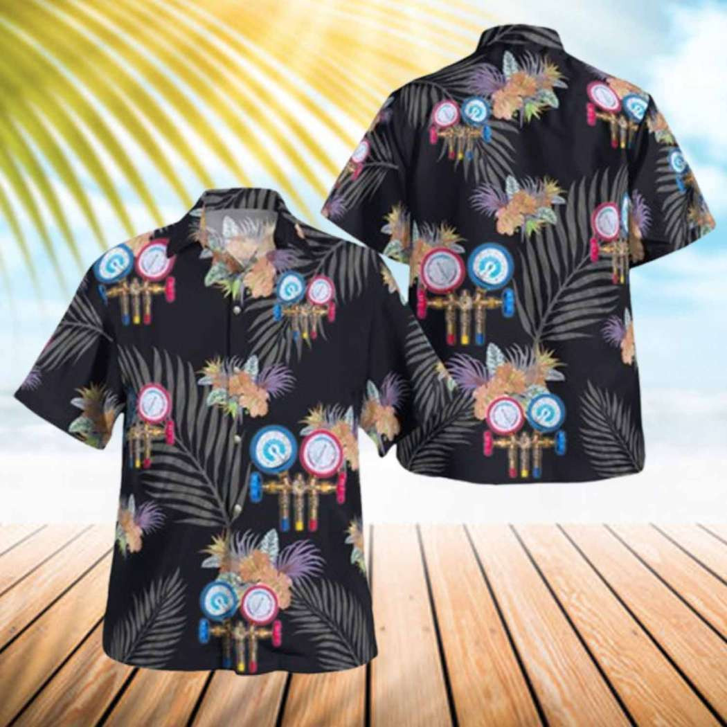 Awesome HVAC Tech- AOP Hawaiian Shirt - grunx260804-0200