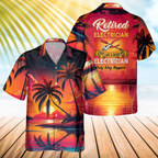 Awesome Electrician- AOP Pocket Hawaiian Shirt - grunx260804-0039