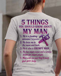 5 Things You Should Know - Carpenter Wife Funny T-Shirt, Hoodie & More - grunx260804-0041