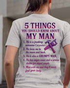 5 Things You Should Know - Carpenter Wife Funny T-Shirt, Hoodie & More - grunx260804-0041