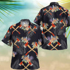 Awesome Firefighter-AOP Hawaii Shirt - grunx260804-0115