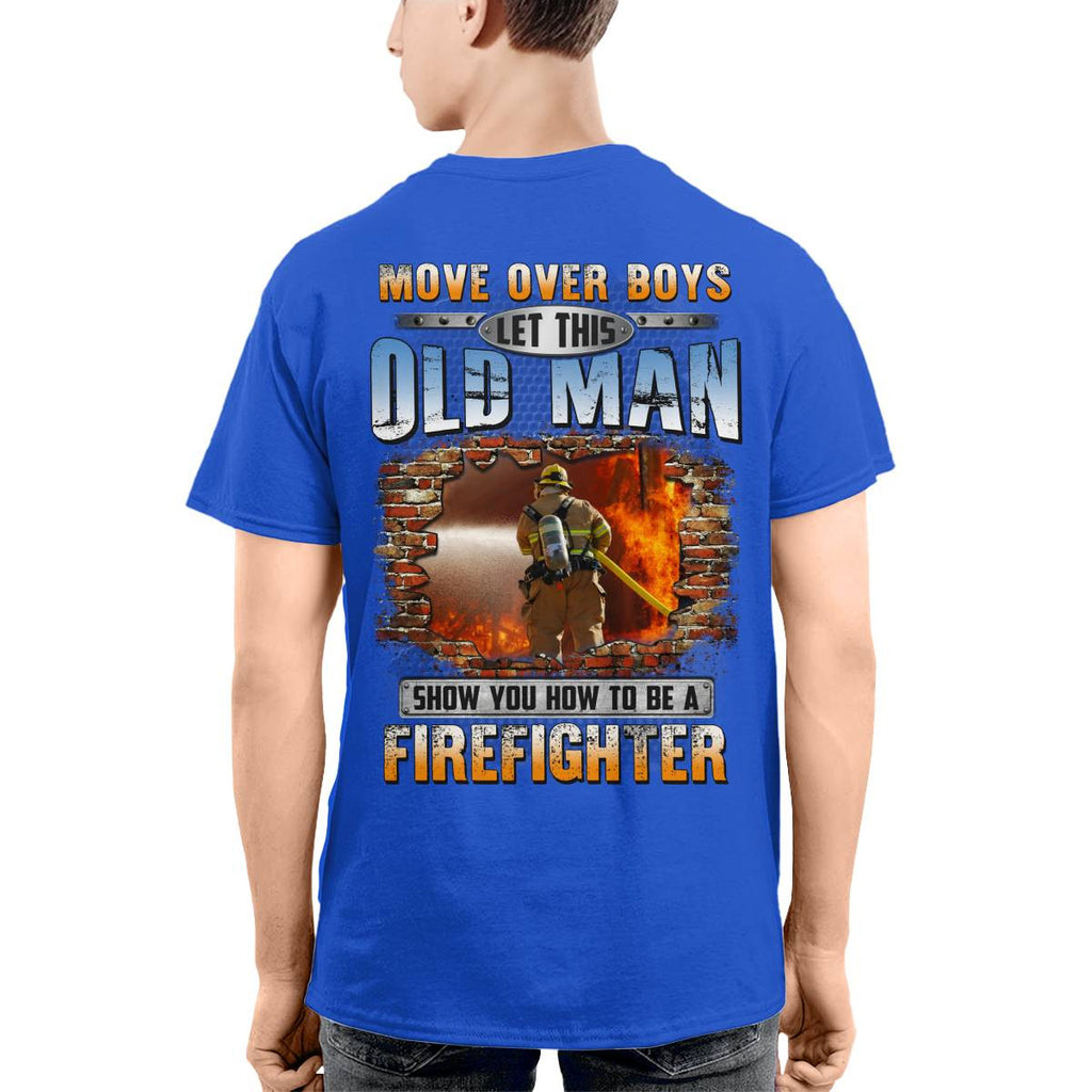 Awesome Firefighter-T-shirt - grunx260804-0151