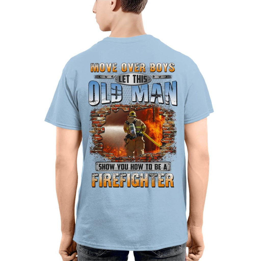 Awesome Firefighter-T-shirt - grunx260804-0151