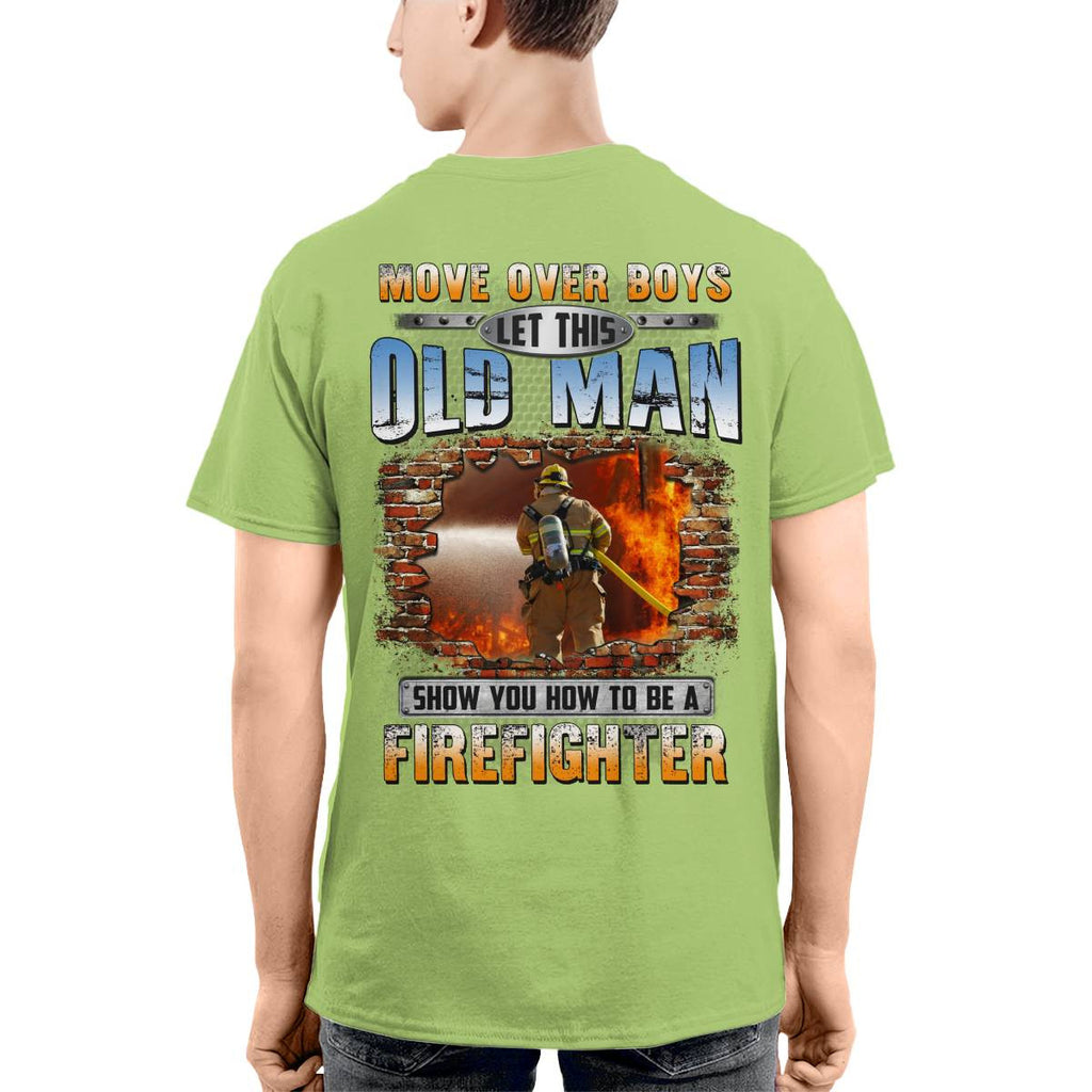 Awesome Firefighter-T-shirt - grunx260804-0151