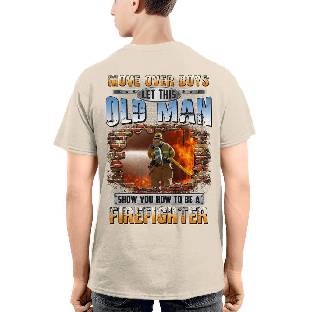Awesome Firefighter-T-shirt - grunx260804-0151