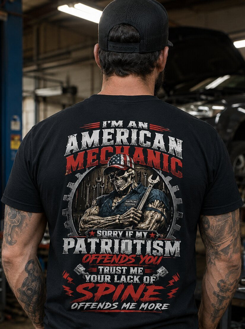 American Mechanic Patriot Apparel T-Shirt Hoodie & More - grunx260804-0154