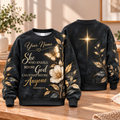 Personalized Golden Butterfly Floral Sweatshirt