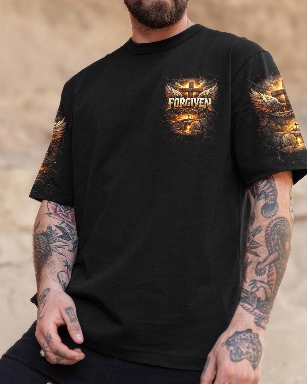Forgiven Wings Men's All Over Print Shirt - Trunx511603